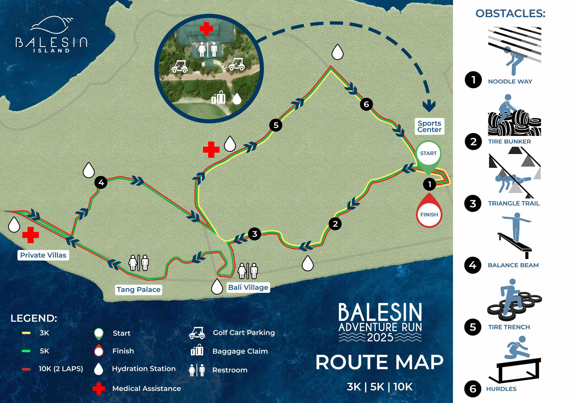 Adventure Run Route Map